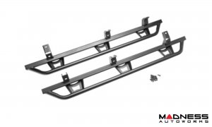 Ford Bronco Rock Sliders - 4 Door - Trail Slider Step System - Textured Black - N Fab 